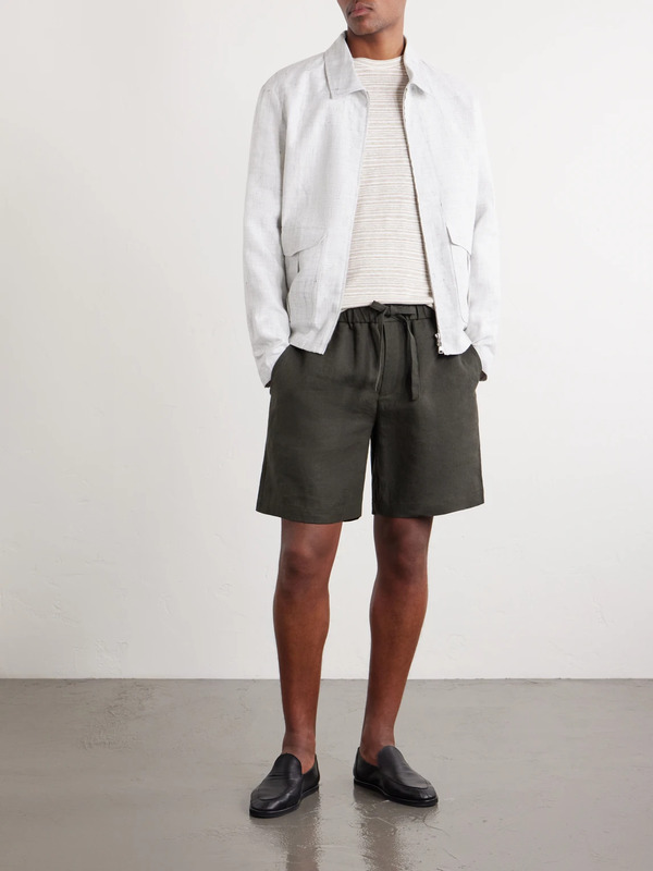  Mr P. - Striped Linen T-shirt - Men - Neutrals - Xs 