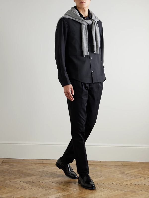  Mr P. - Woven Overshirt - Men - Black - Xs 