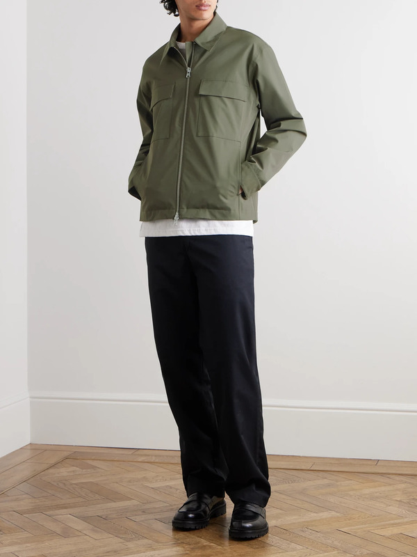  Nn07 - Alban 8240 Recycled-twill Jacket - Men - Green - M 