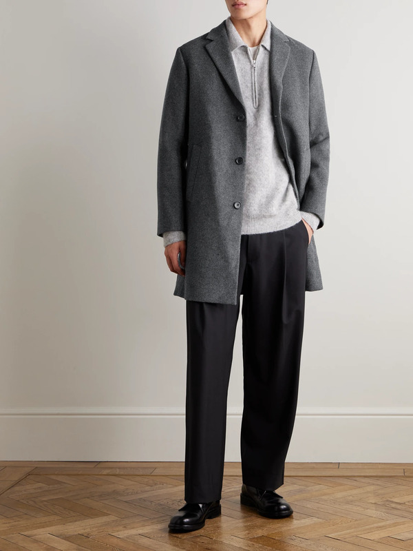 Nn07 - Austin 8225 Wool-blend Coat - Men - Gray - S 