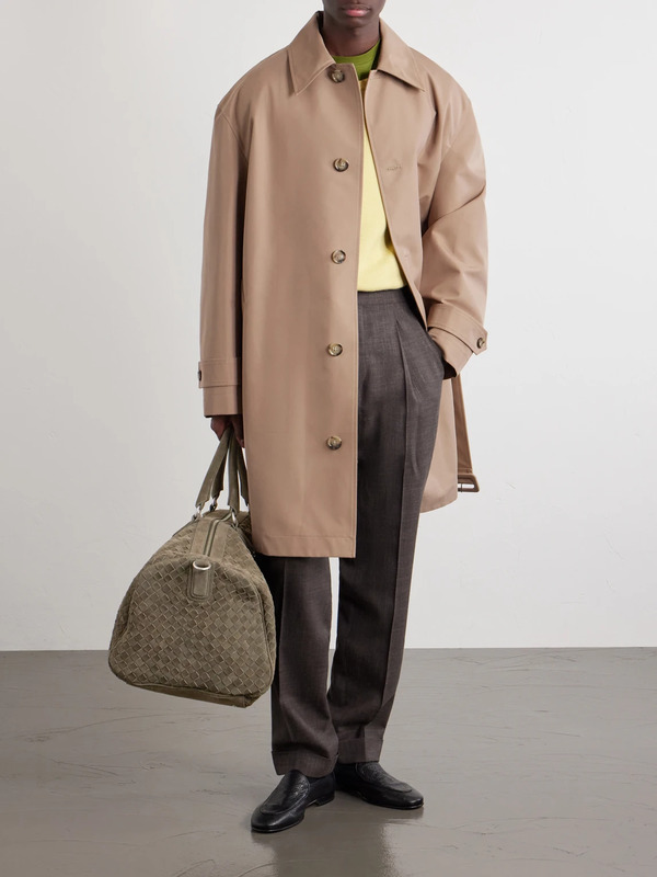  Officine Creative - Armor 01 Woven Suede Weekend Bag - Men - Neutrals 