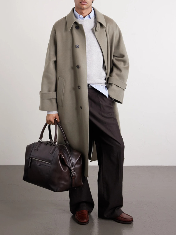  Officine Creative - Jules006 Full-grain Leather Weekend Bag - Men - Brown 