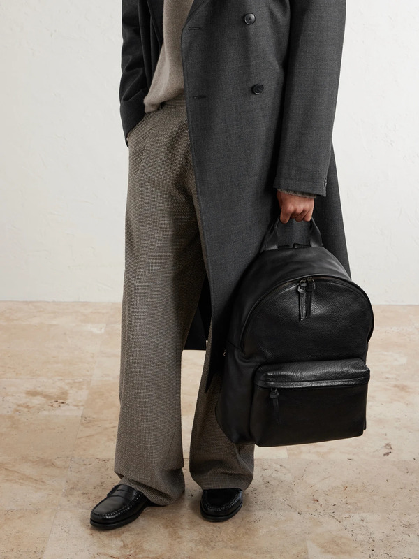  Officine Creative - Oc 001 Suede Backpack - Men - Black 