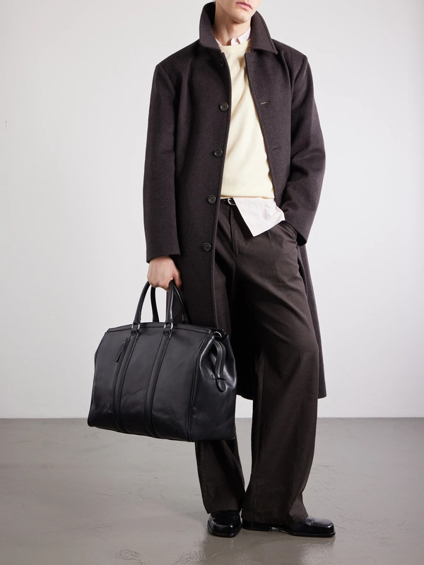  Officine Creative - Quentin 009 Leather Weekend Bag - Men - Black 