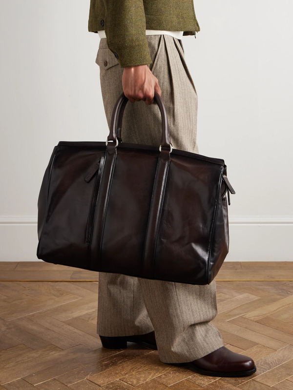  Officine Creative - Quentin 009 Leather Weekend Bag - Men - Brown 