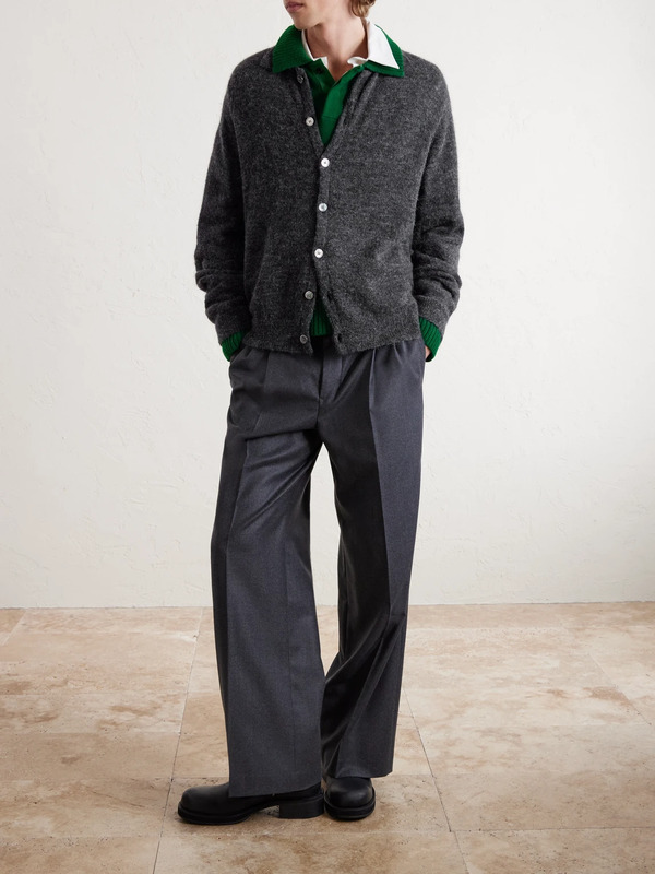  Our Legacy - Evening Alpaca-blend Cardigan - Men - Gray - It 46 