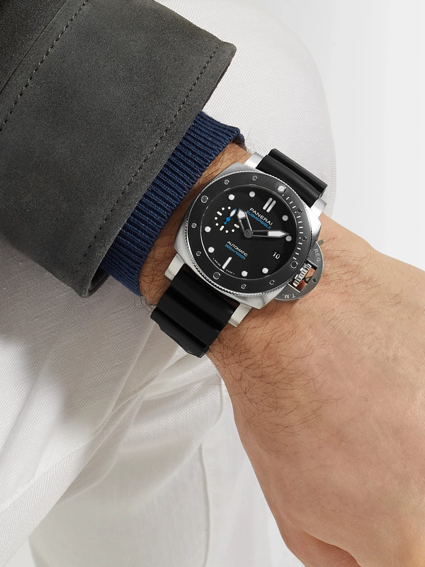  Panerai - Submersible Automatic 42mm Stainless Steel, Ceramic And Rubber Watch, Ref. No. Pam 00683 - Men - Black 