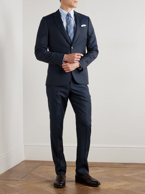  Paul Smith - The Soho Wool Suit - Men - Blue - Uk/us 46 