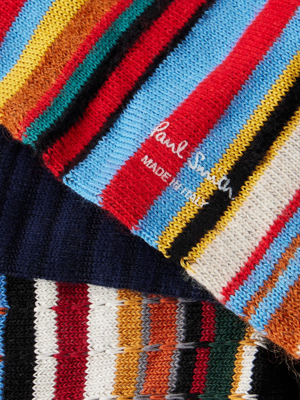  Paul Smith - Three-pack Cotton Socks - Men - Multi 