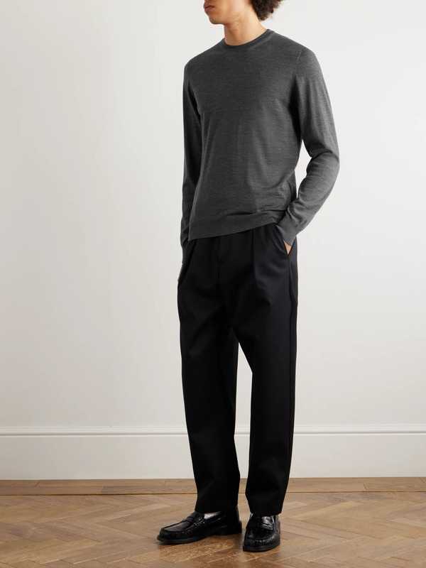  Piacenza 1733 - Slim-fit Wool Sweater - Men - Gray - It 48 