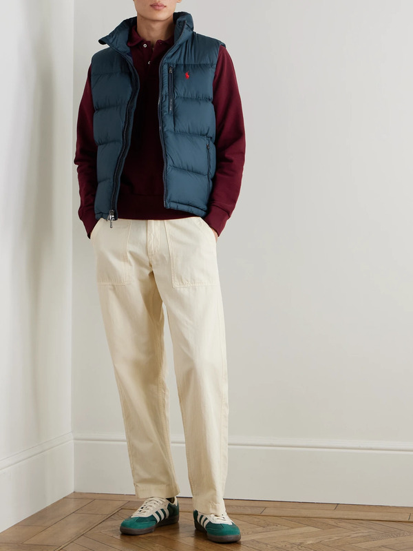  Polo Ralph Lauren - Gorham Logo-embroidered Quilted Padded Shell Down Jacket - Men - Blue - S 