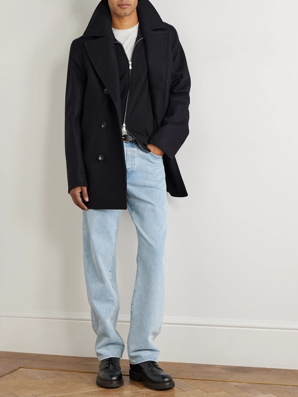  Private White V.c. - The Manchester Wool Peacoat - Men - Blue - 2 