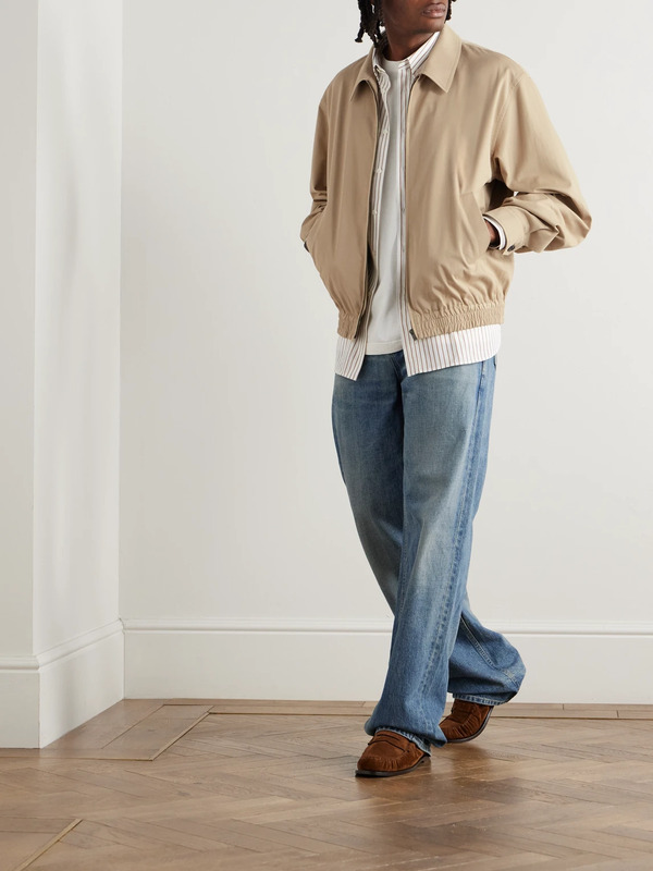  Saint Laurent - Cotton-twill Overshirt - Men - Neutrals - It 46 