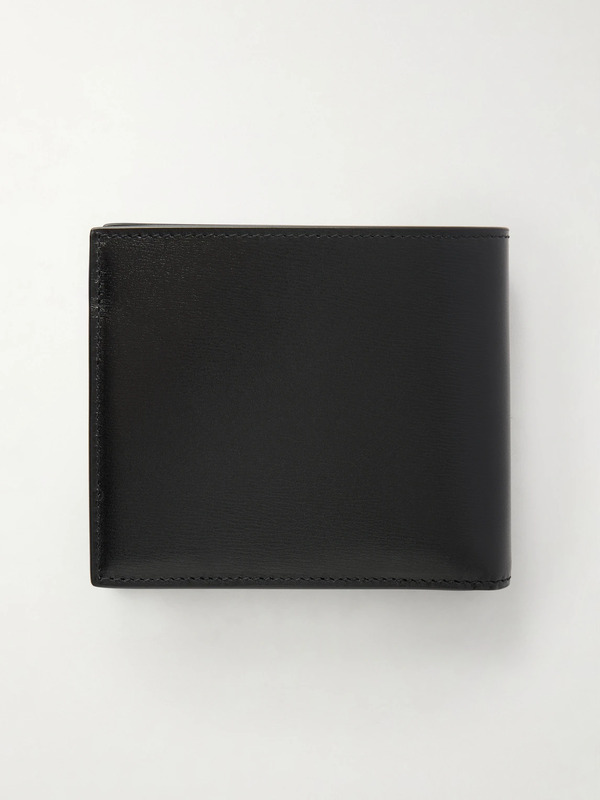  Saint Laurent - Logo-embellished Leather Bifold Wallet With Money Clip - Men - Black 