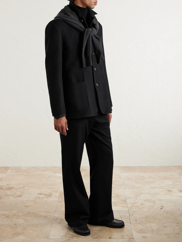  Saman Amel - Nehru Wool Jacket - Men - Black - It 48 