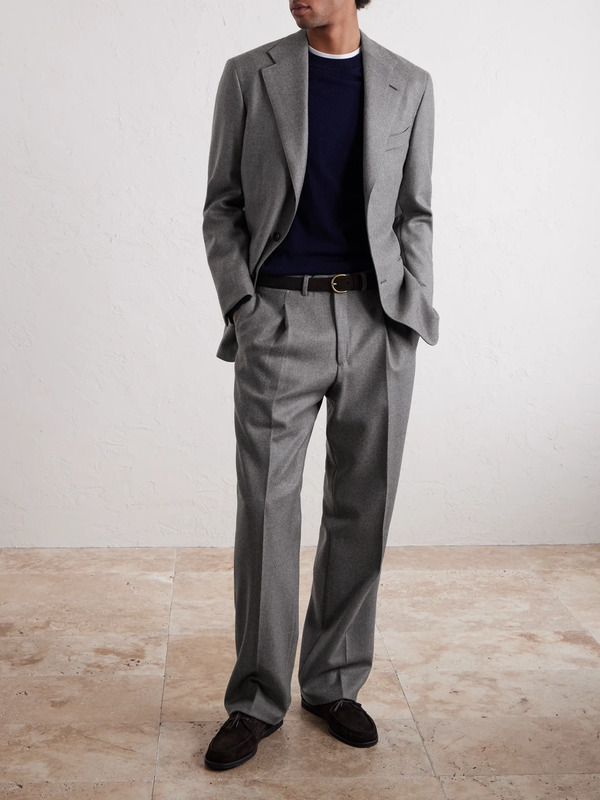  Saman Amel - Wool Twill Suit Jacket - Men - Gray - It 52 