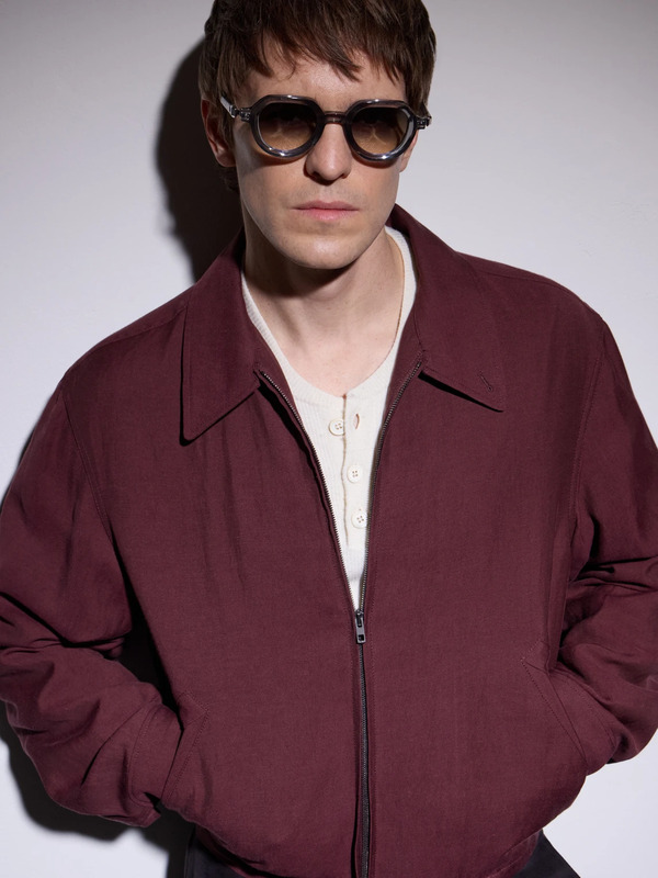  Sato - Elnat Round-frame Acetate Sunglasses - Men - Gray 
