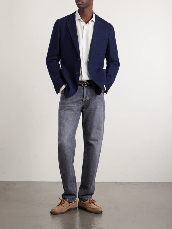  Slowear - Cotton-hopsack Blazer - Men - Blue - It 46 