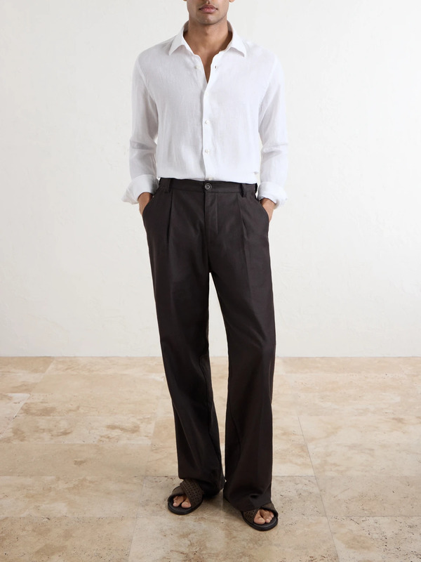  Slowear - Linen Shirt - Men - White - Eu 39 