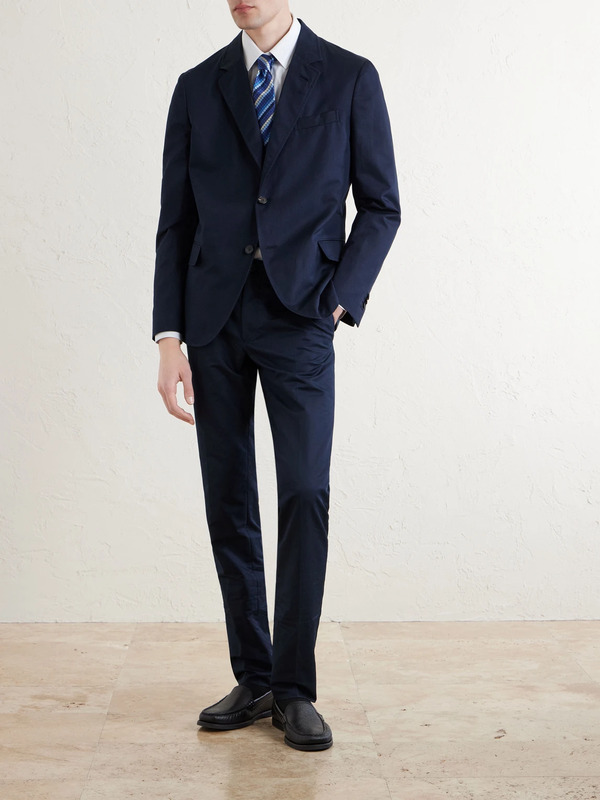  Slowear - Woven Suit Jacket - Men - Blue - It 44 