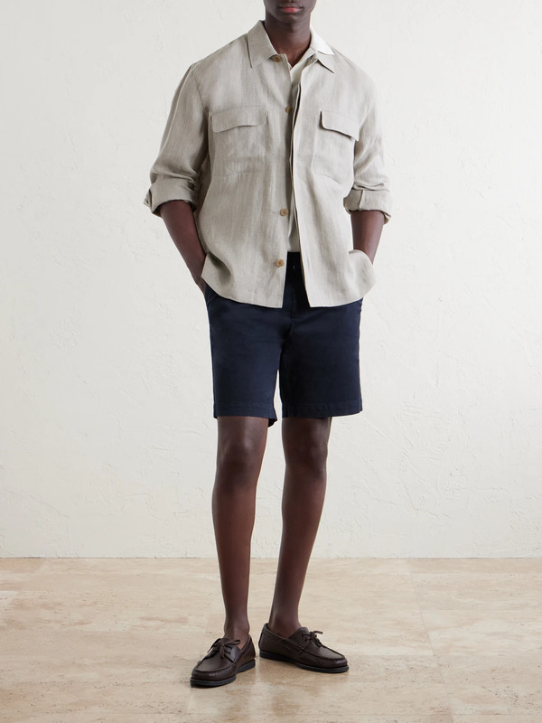  Sunspel - Linen Overshirt - Men - Neutrals - S 