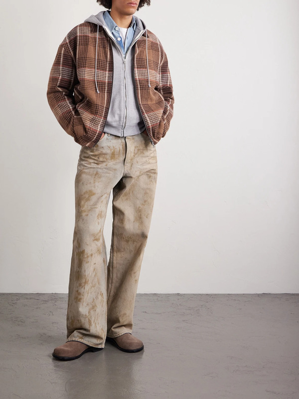  The Elder Statesman - Checked Cashmere Jacket - Men - Brown - Xs 