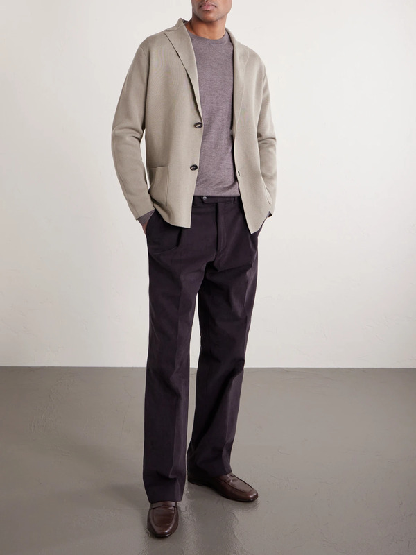  Thom Sweeney - Crewneck Sweater - Men - Brown - S 