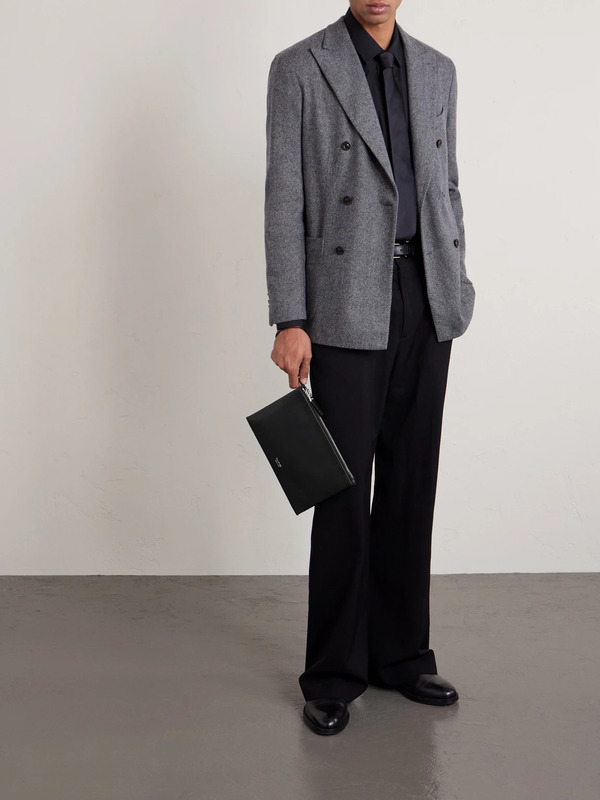  Tom Ford - Leather Pouch - Men - Black 