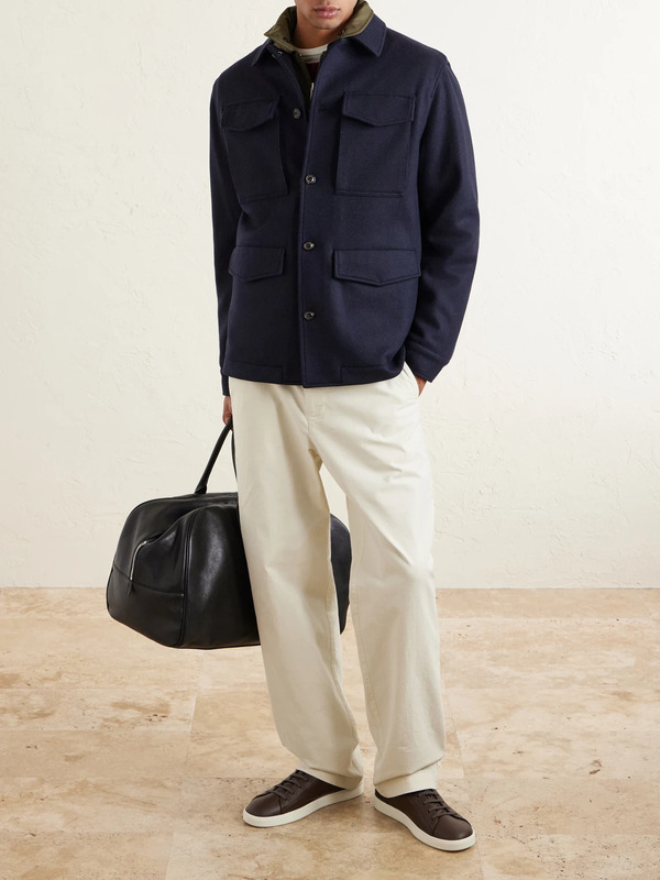  Valstar - Demetry Wool-blend Field Jacket With Detachable Shell Gilet - Men - Black - It 52 