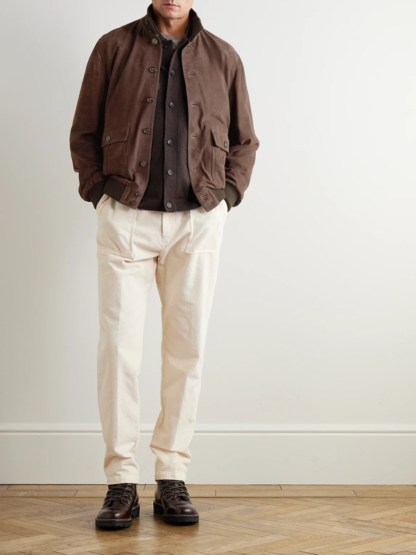  Valstar - Valstarino Suede Jacket - Men - Brown - It 44 