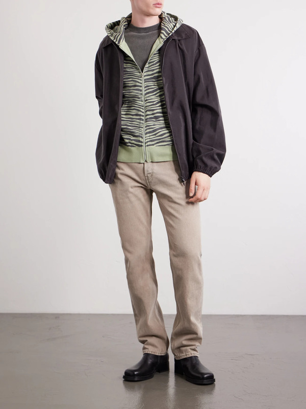  Visvim - Jumbo Printed Cotton Zip-up Hoodie - Men - Green - 2 