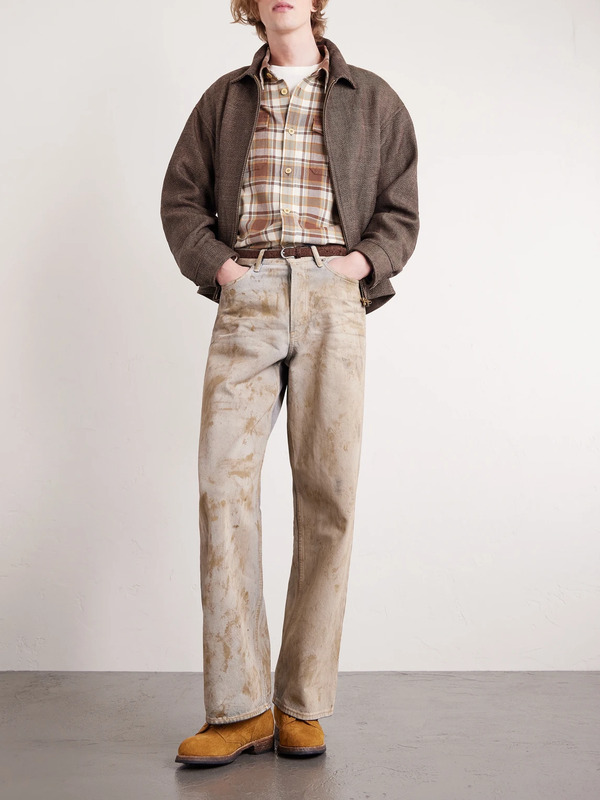  Visvim - Lumber Checked Wool And Linen-blend Twill Shirt - Men - Brown - 1 