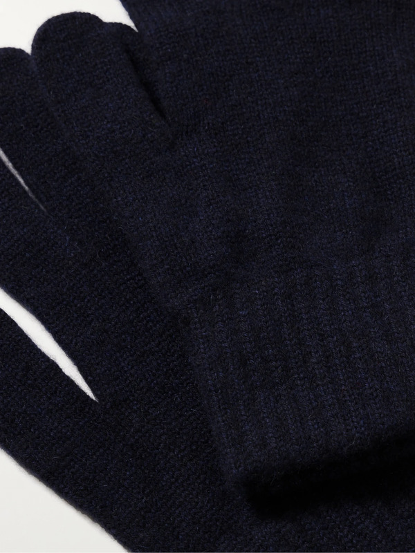  William Lockie - Cashmere Gloves - Men - Blue 