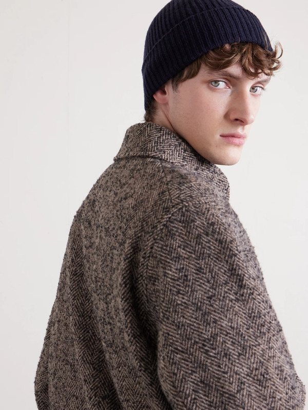  William Lockie - Ribbed Cashmere Beanie - Men - Blue 