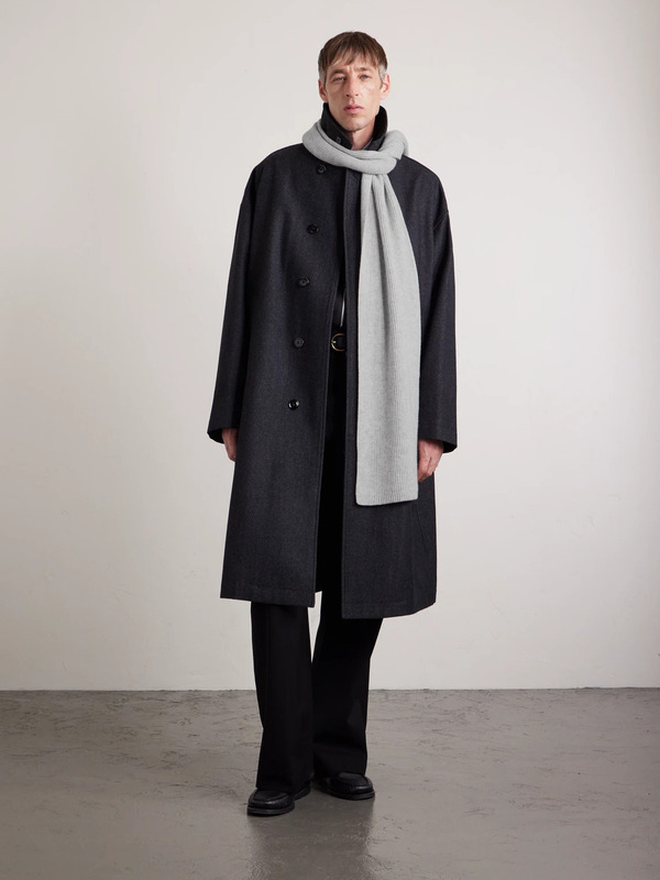  William Lockie - Ribbed Cashmere Scarf - Men - Gray 