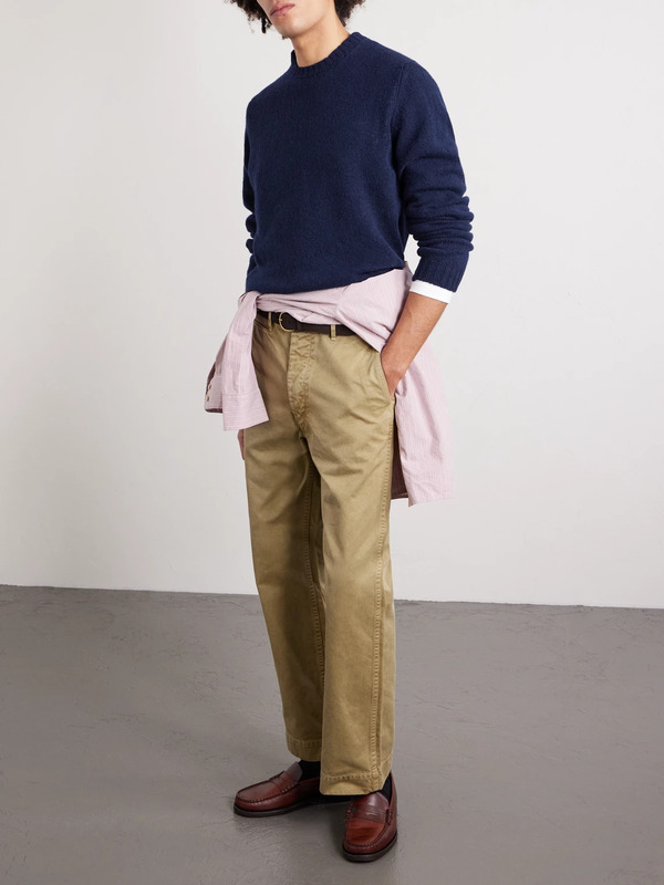  William Lockie - Virgin Wool Sweater - Men - Blue - S 