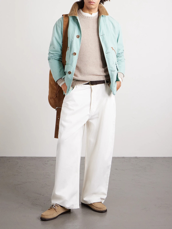  William Lockie - Virgin Wool Sweater - Men - Neutrals - S 