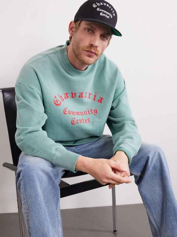  Willy Chavarria - Chavarria Community Center Embroidered Twill Baseball Cap - Men - Black 