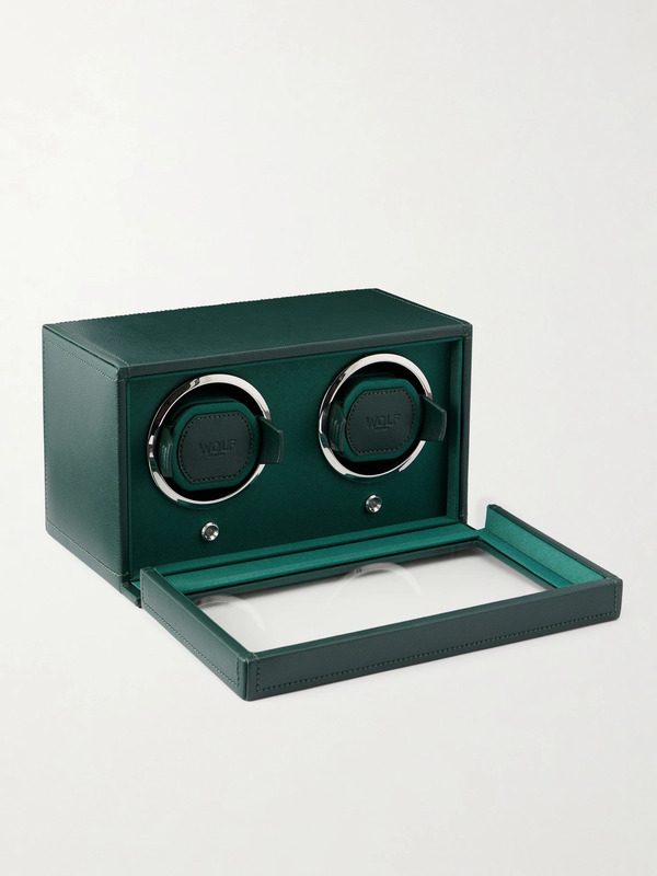  Wolf - Cub Double Watch Winder - Men - Green 