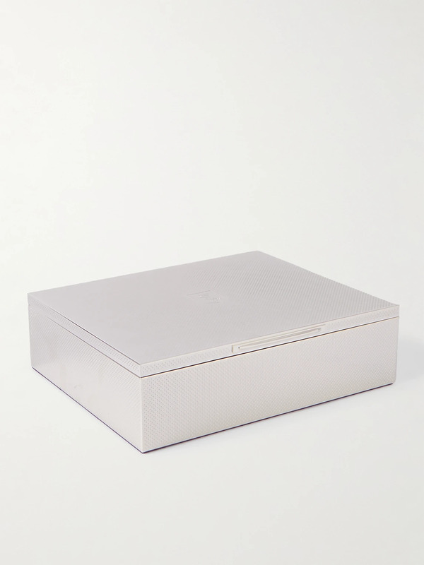  Wolf - Silver-plated Watch And Jewellery Box - Men - White 