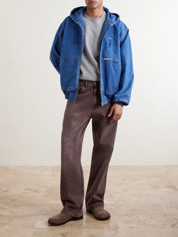  Wtaps - D00m Denim Hooded Jacket - Men - Blue - S 