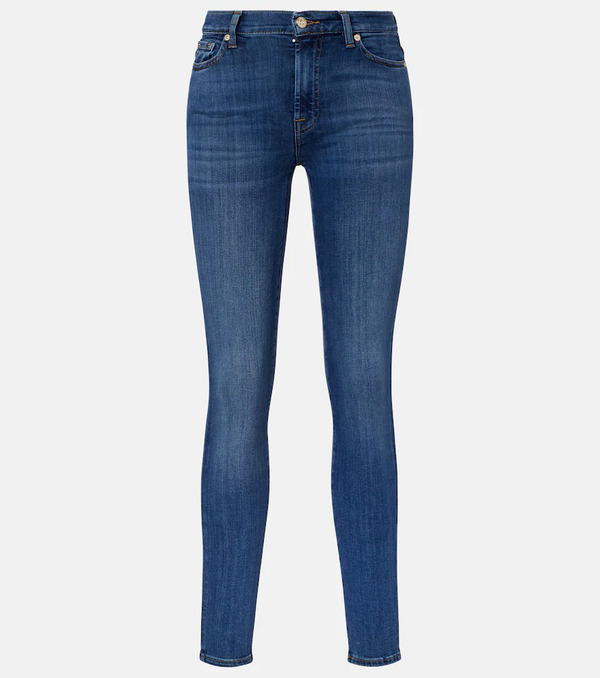  7 For All Mankind 7 For All Mankind Hw High-waist Skinny Jeans 