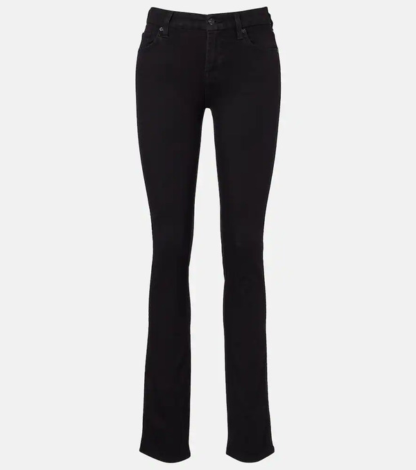  7 For All Mankind 7 For All Mankind Kimmie Straight Mid-rise Slim Jeans 