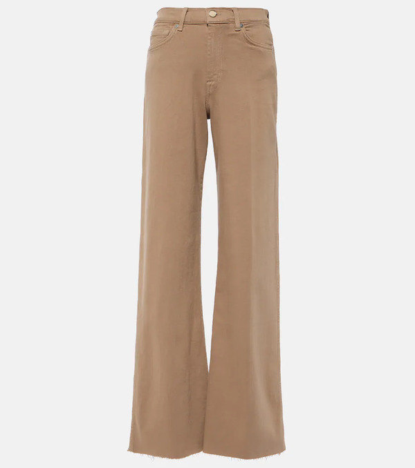  7 For All Mankind 7 For All Mankind Lotta High-rise Wide-leg Jeans 