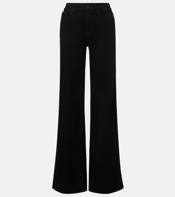  7 For All Mankind 7 For All Mankind Lotta High-rise Wide-leg Jeans 