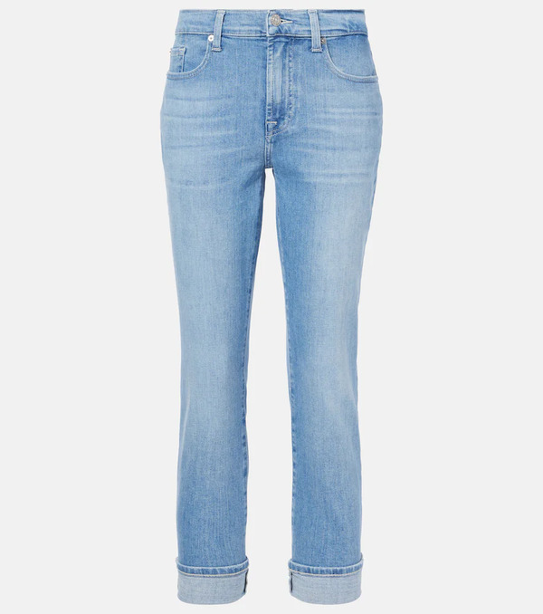  7 For All Mankind 7 For All Mankind Mid-rise Skinny Jeans 