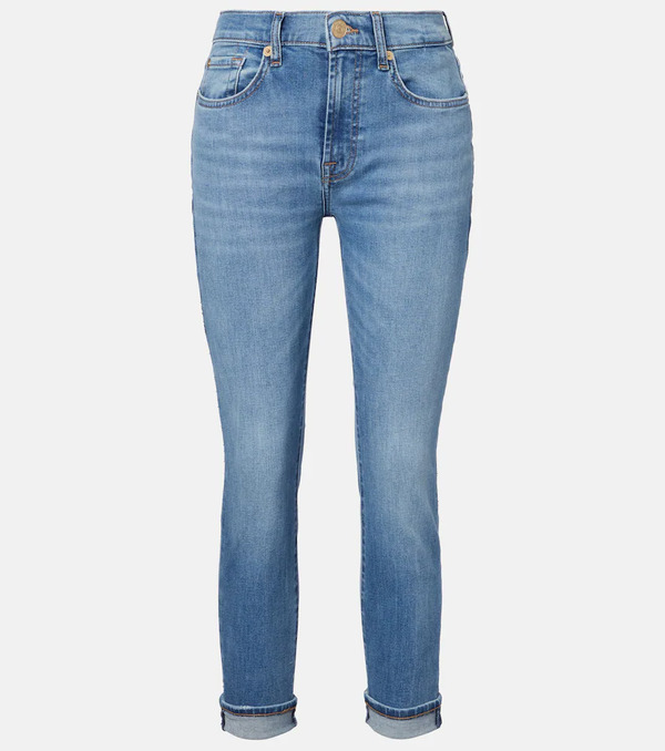  7 For All Mankind 7 For All Mankind Mid-rise Slim Jeans 