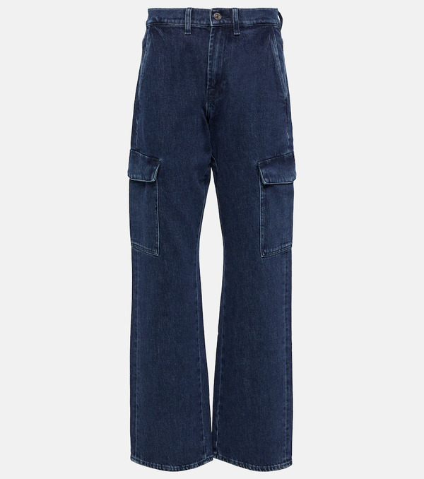  7 For All Mankind 7 For All Mankind Tess Cargo High-rise Straight Jeans 