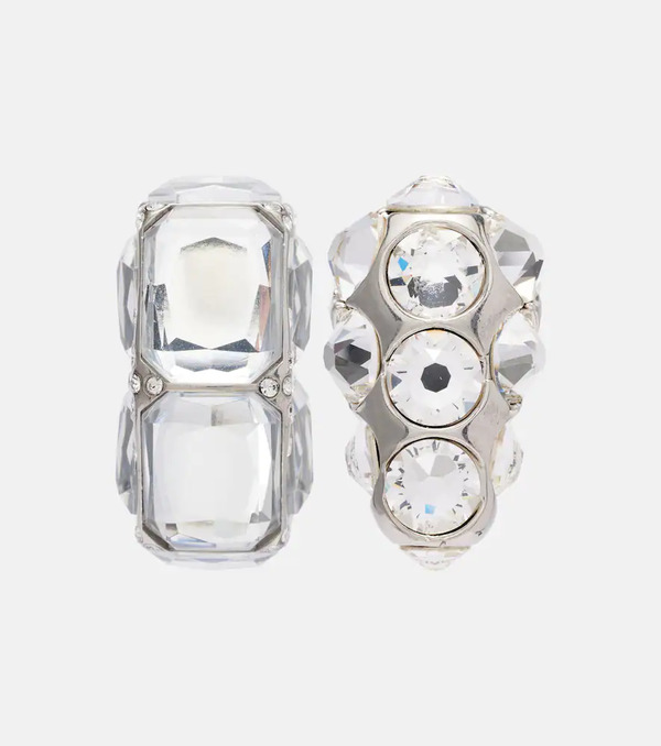  Acne Studios Acne Studios Asymmetric Embellished Earrings 