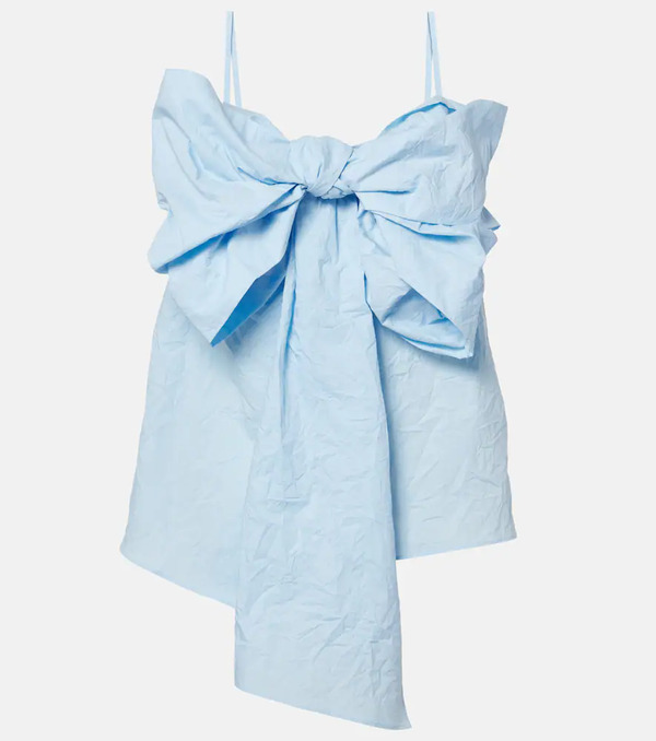  Acne Studios Acne Studios Bow-detail Cotton Top 